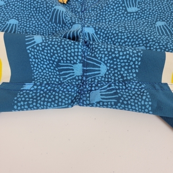 Patagonia Blue And Yellow Stretch Plaining Swim/Boardshorts Sz 32 (M) NWOT - Picture 11 of 15